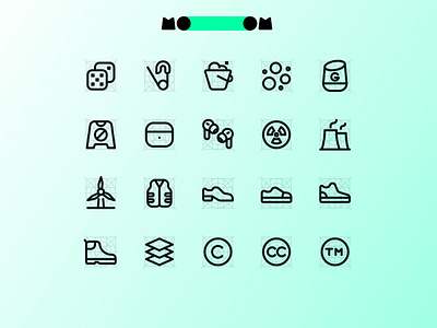 MoooM Day 64 design dices figma google home icons layers mooom nuclear pin shoes ui