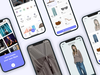 FashAI-The Concept of Fashion App ai app ui clothing dailyui design ecommerce fashion home screen minimal mobile design outfit shoes shopping user interface virtual