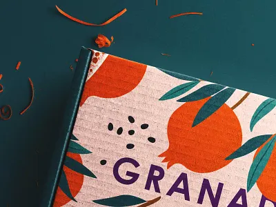 Mailer Box Mockup with Wood Wool photoshop