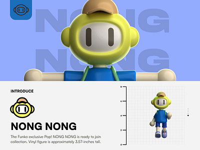Nong Nong 3D character 3d animation blender character toy walk