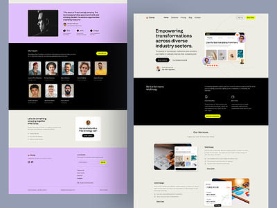 Marketing Landing Page UI kit | Landing Page advertising agency bundle business desin agency empowering landing page marketing landing page design saas social media ui ui kit ui8 web web design website