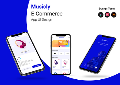 eCommerce App UI Design app design design thinking ecommerce logo music ui user interface