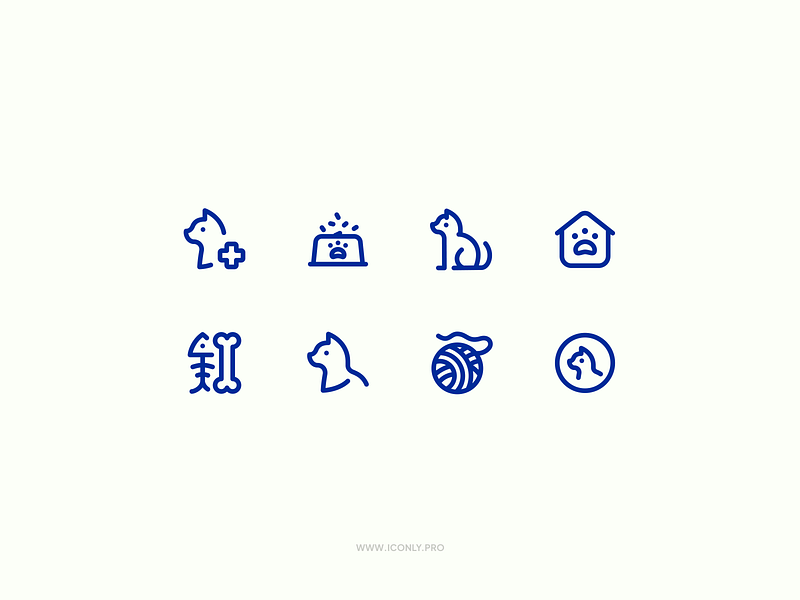 Iconly Pro, Mewo! animal cat figma food home icon icon manager icondesign iconly pro iconography icons iconset pet plugin