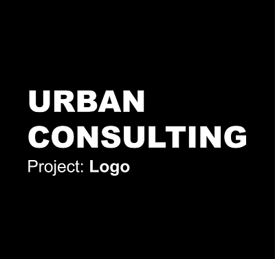 URBAN CONSULTING LOGO branding design logo typo ui