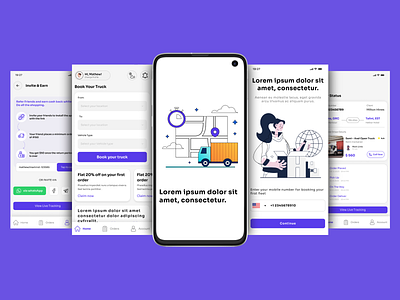 Truck Transportation Website UI Kit figma figma design import export web ui kit online transpot services ui kit transport trasnport web ui kit truck transport online booking truck transportation truck transportation web ui kit truck transprot services ui ux web ui kit