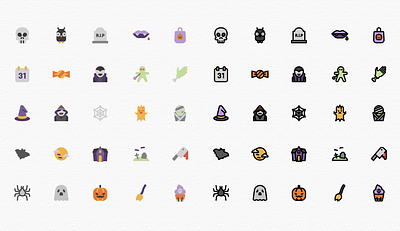 Halloween Icon Pack doodle graphic design halloween halloween icon haloween design icon icon design illustration vector vector illustration