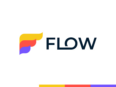 Flow brand identity creative creative logo flow flow logo logo mark logos minimalist logo modern logo simple logo