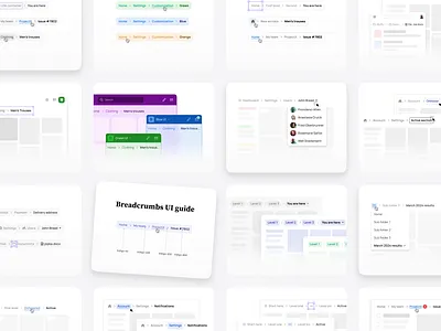 Breadcrumbs UI design guide with usability tips app navigation bread crumb bread crumbs breadcrumb breadcrumb design breadcrumbs navigation breadcrumbs ui design tips navigation templates top navigation tutorial ui ui kit