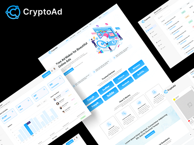 CryptoAds App UI Kit | Figma Design crypto crypto layout cryptoads figma figma design figma layout figma ui ui ui design uiux