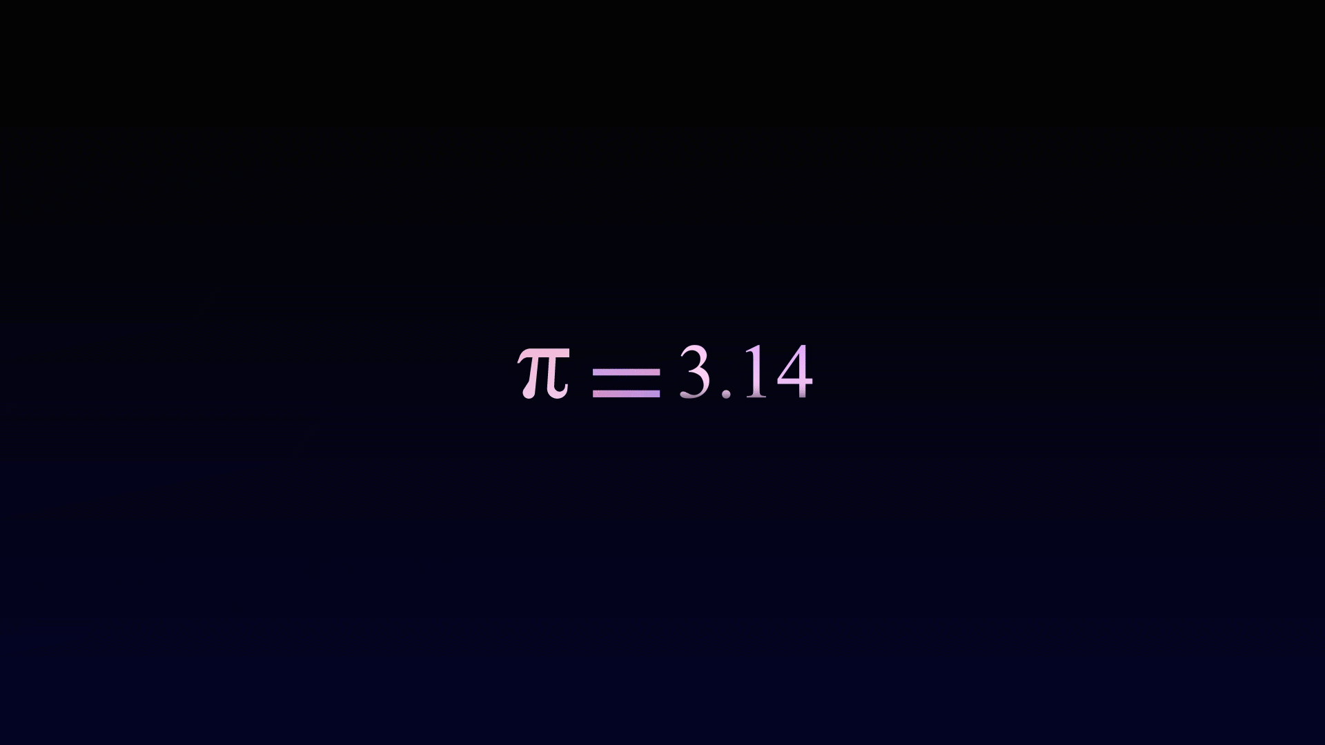 Pi is equal to 3.14 animation custom logo animaiton graphic design motion graphics ui