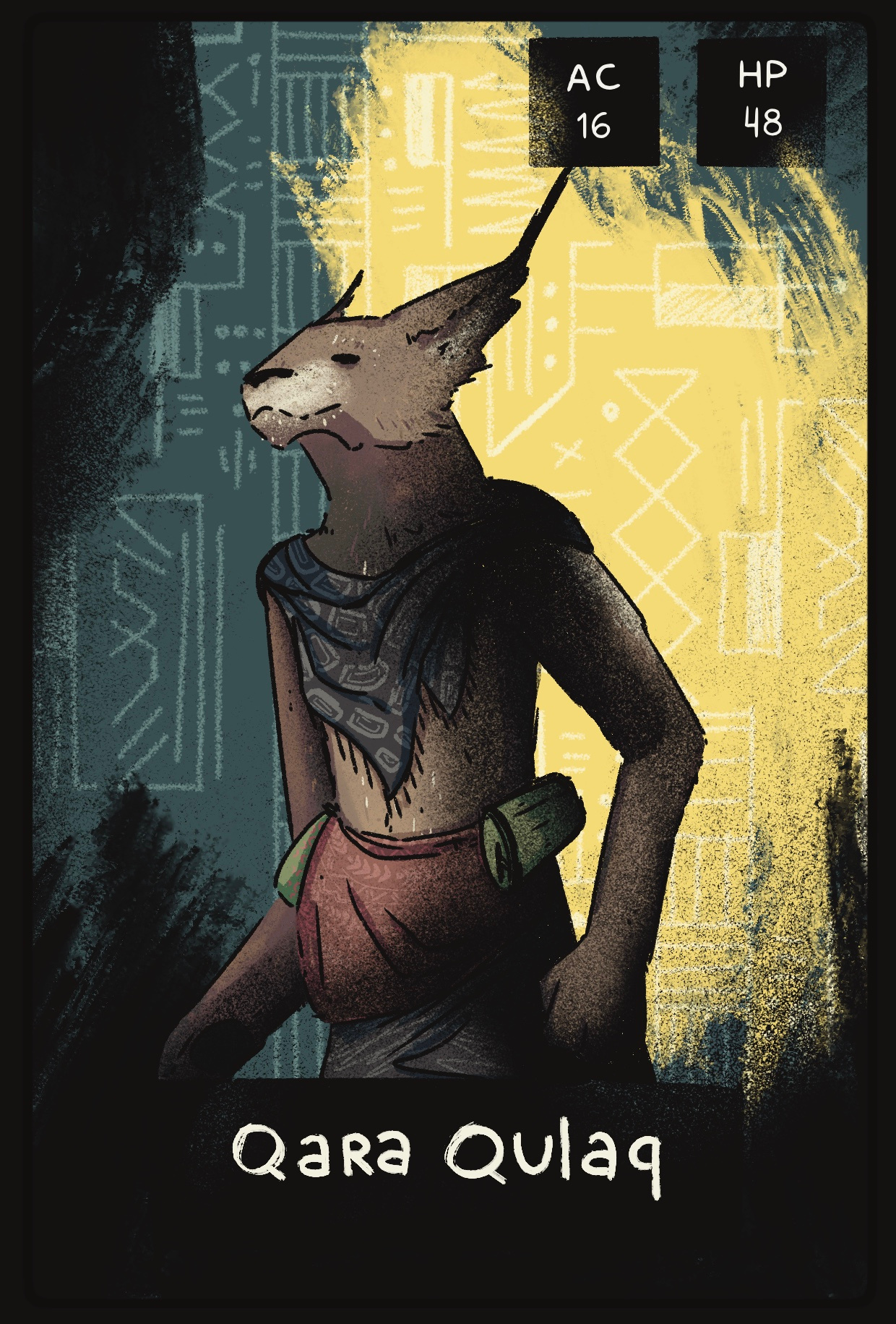 Druid animal cat character characterart characterdesign dnd dndcharacter druid illustration portrait rpg tabaxi ttrpg