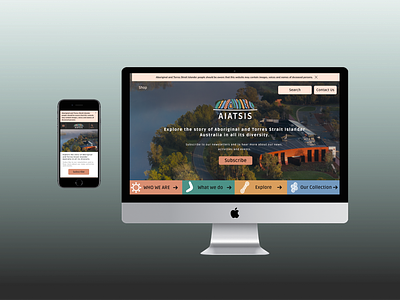 AIATSIS Website Redesign aboriginal website mobile first ui ui style guide ux ux design web design web design
