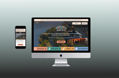 AIATSIS Website Redesign aboriginal website mobile first ui ui style guide ux ux design web design web design
