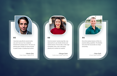 Testimonials app dailyui design testimonial ui uiux ux