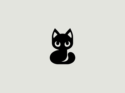 Little Cat Logo Mark | AI Collection ai brand brand identity branding cat clean design graphic design kitty logo logo mark logotype mark