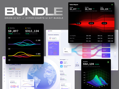 Aurora Bundle 3d animation branding chart dashboard dataviz design desktop graphic design illustration infographic logo motion graphics statistic template ui