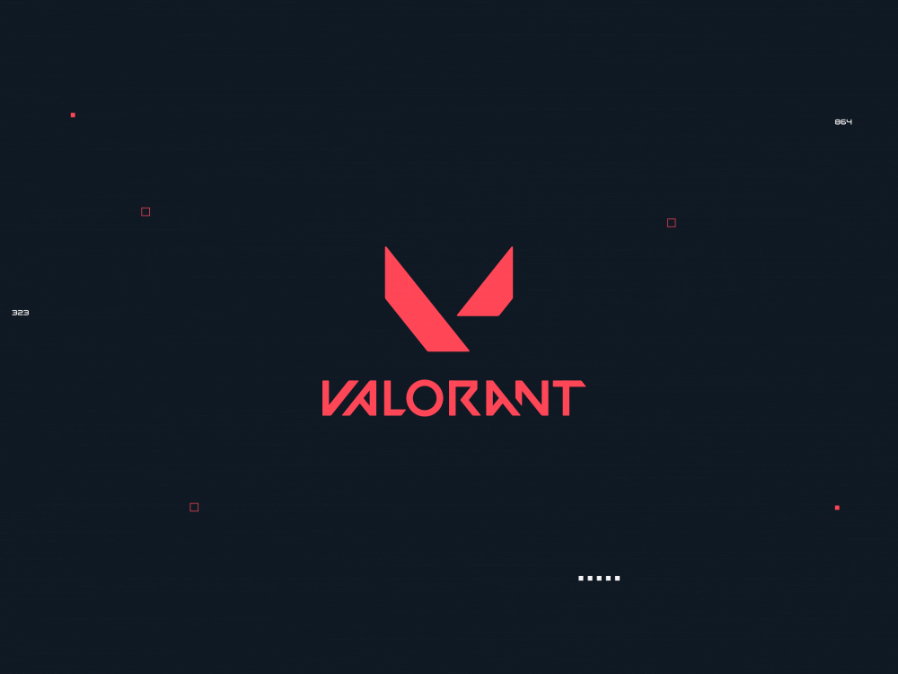 Valorant Logo Animation Concept 2d after effects animation branding glitch logo logo animation minimalistic motion graphics riot games shapes ui valorant
