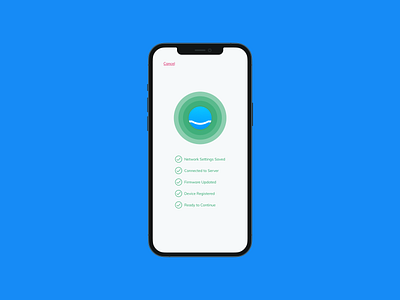 Shine Bathroom - Onboarding & Device Setup Checkpoint app branding design ios mobile ui ux
