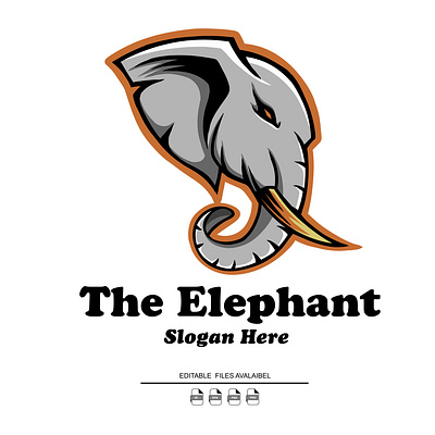 The Mascout Elephant animal branding cartoon design designer gaming logo mascout mobile team vector