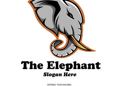 The Mascout Elephant animal branding cartoon design designer gaming logo mascout mobile team vector