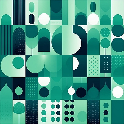 abstract geometric shapes patterns dall e
