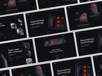 ICON - Gaming Console Landing Page Website console contact dark design form game gaming icon juan lee landing landing page product shop tech ui user interface ux waitlist web website