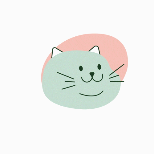 Leechi - cagnotte cat aftereffects animation cat illustration morphing