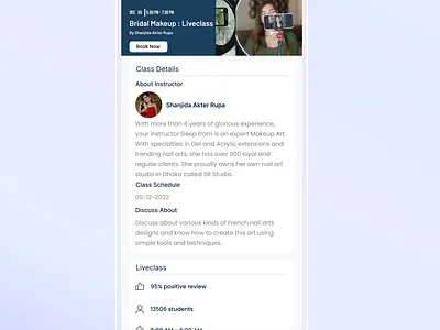 Course Details Page course course details course ui dashboard details page edtech erp product design saas ui