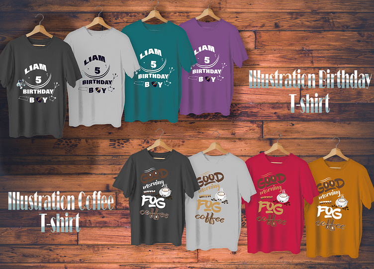 Coffee T-Shirt Bundle on Behance