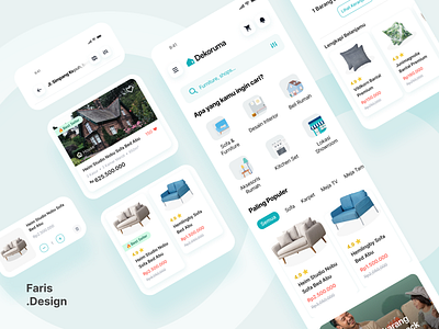 Redesign - Dekoruma App app design cleaning dekoruma home service ui