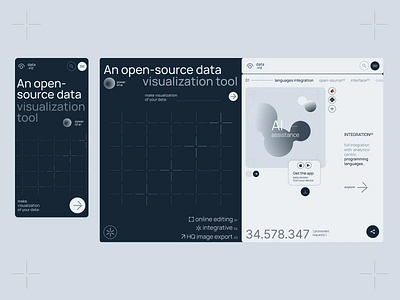 Data Visualization Tool Startup automation coding data data visualization devops hardware interface landing page network security python saas software startup tech technology ui ux web web development webdesign website design