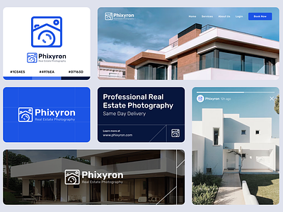 Phixyron - Real Estate Photography Logo Branding Design advertising agency logo brand design brand identity branding listing logo photography photography logo property property logo property photography real estate real estate logo real estate photography real estate website website