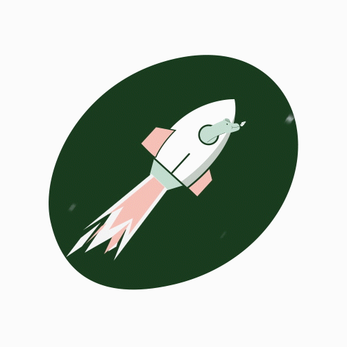 Leechi - Cagnotte Straship Brachiosaure aftereffects animation brachiosaure coin dinosaur fake3dcoin illustration stars starship