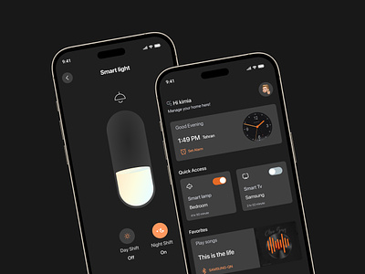 🛋️ Smart Home app accessories1 ai apple apple home ar bed room bulb dashboard home home app home control home interface home pod house living room mobile app product design smart smart home tracking