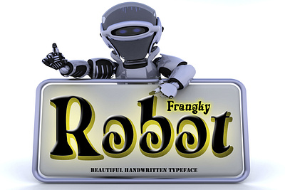 Robot Frangky 3d animation branding design font font serif fonts graphic design illustration logo motion graphics sanserif serif ui