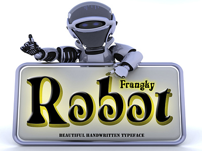 Robot Frangky 3d animation branding design font font serif fonts graphic design illustration logo motion graphics sanserif serif ui