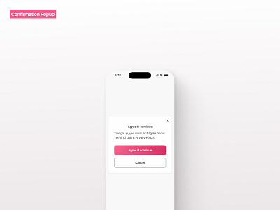 daily ui 9 | confirmation popup confirmation dailyui pink popup ui