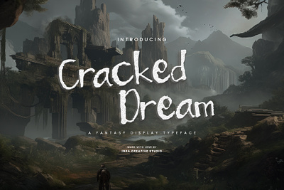 Cracked Dream – A Fantasy Display Typeface game font