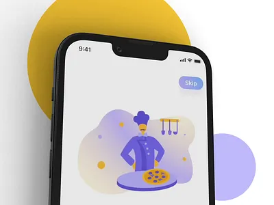 Food Delivery App 3d animation app design food app food delivery app graphic design motion graphics onboarding ui ux