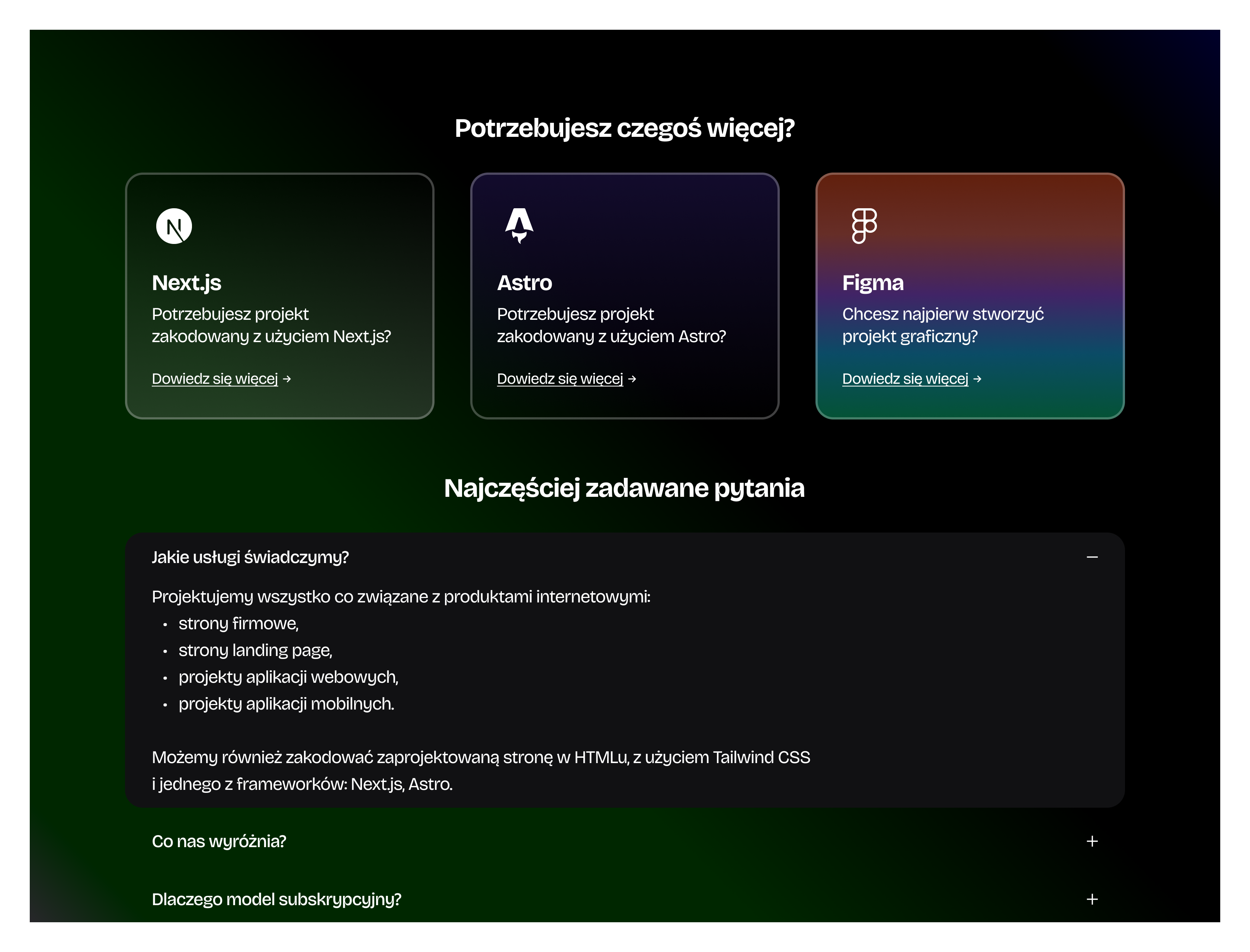 Example of Landing Page Design