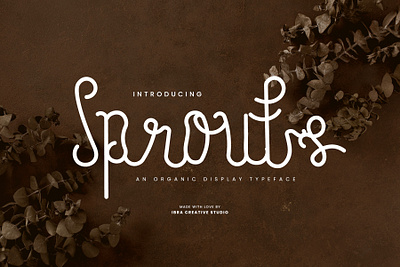Sprouts – An Organic Handwritten Typeface game font