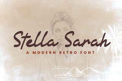 Stella Sarah – A Modern Retro Font font