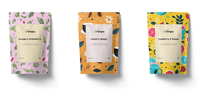 Tea packages branding figma graphic design logo packaging tea brand ui