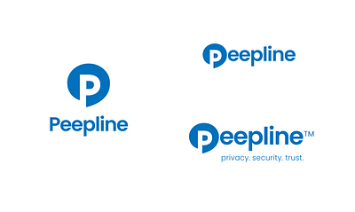 Peepline Logo android app branding graphic design icons identity iphone logo peepline ui ux