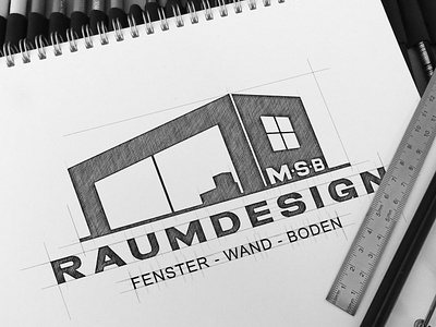 Branding for the Company RAUMDESIGN 3d animation branding doo gmbh graphic design logo monogram motion graphics ui viral