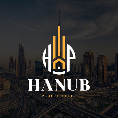 Full Branding for the Company HANUB 3d branding dubai graphic design logo monogram na viral