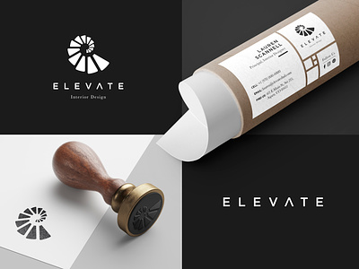 Elevate [Logo_Design + Branding] architect logo art direction black and white brand designer brand identity brand logo branding charte graphique corporate identity design golden ratio graphic design graphiste freelance identité de marque identité visuelle logo logo design minimalist minimalist logo mockup