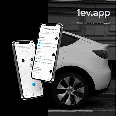 1ev.app animation app application automotive cars design ev gif software house ui ux work