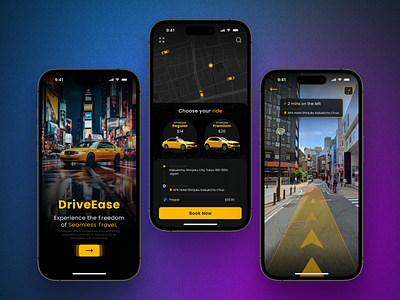 Taxi/Rent a Car App Concept app design booking design interface ios location app map mobile app product design ride taxi taxi app taxi booking app taxi driver uber uber app ui ui visual design ux vehicle