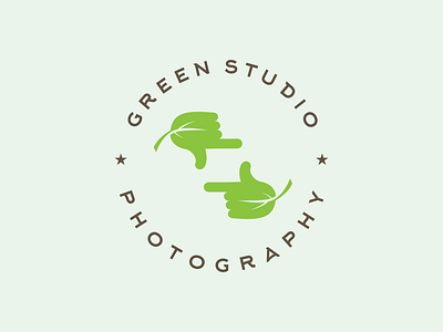 Green studio /photography/ green logo photo photography studio